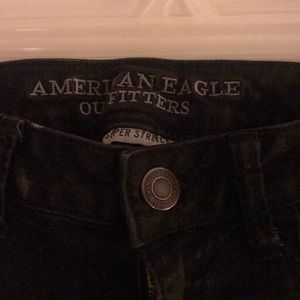 AE SUPER STRETCH BLACK SKINNY JEGGING